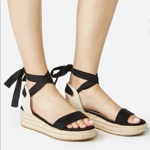 Bri Ella Lace up Wedge